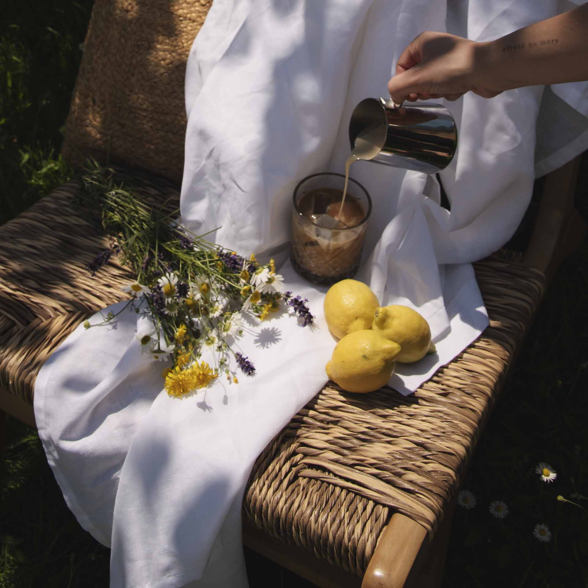 Leichte atmungsaktive Sommerdecke