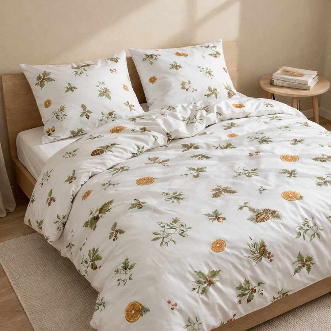 Bettwäsche Set Baumwoll Satin Herbstzeit (135cm x 200cm)